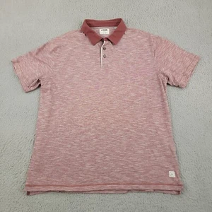 Linksoul Polo Shirt Mens XXL Heather Red Golf Tempus Fugit Casual - Picture 1 of 14
