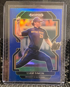 🔥 Liam Simon  2022 Prizm Draft   Blue Prizm  -  Giants 🔥