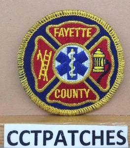 FAYETTE COUNTY, GEORGIA FIRE EMS (SMALL) PATCH GA - Bild 1 von 2