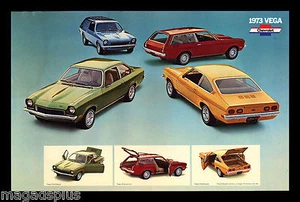 Chevy Vega 1973 refrigerador automático/caja de herramientas imán artículo de tarjeta de regalo - Imagen 1 de 1