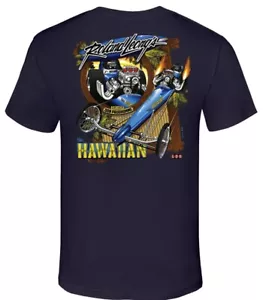 Roland Leong's Hawaiian Dragster (131) Black T-SHIRT 100% Cotton NHRA Drag - Picture 1 of 1