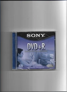 Sony Recordable DVD+R Discs 120 Minutes 4.7GB [NEW] - Picture 1 of 1