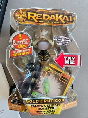 SPIN MASTER'S REDAKAI "GOLD BRUTICON" 7"IN ROBOT ZANE'S MONSTER New Blast 3d - Image 1 of 4
