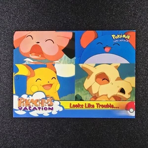 1999 Topps Pokemon Movie Looks Like Trouble Foil #44 - Picture 1 of 2