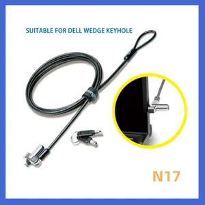 Wedge Shaped Laptop Anti-Theft Lock Suitable For DELL3 * 5MM Small Lock Hole - Picture 1 of 5
