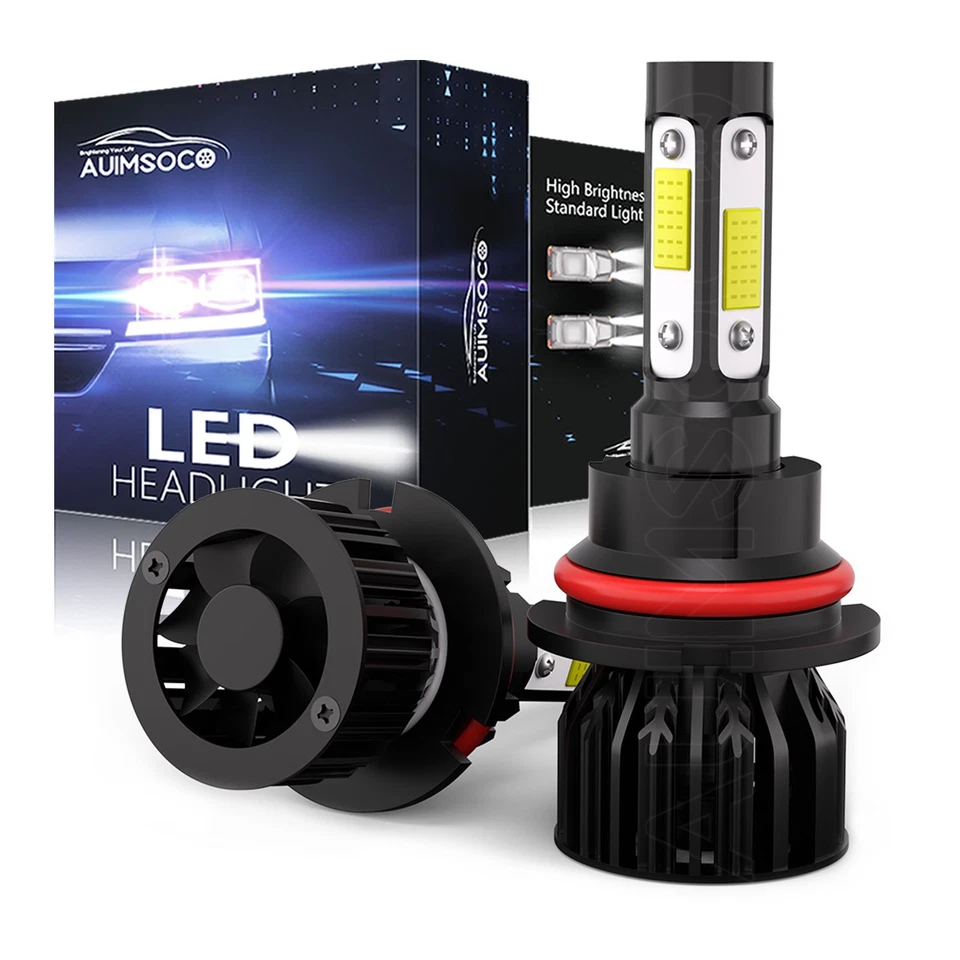 9004 HB1 LED Headlight Conversion Kit High Low Beam Bulbs 6500K Xenon White - Image 1 of 4