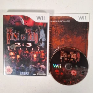 The House of the Dead 2 & 3 Return Nintendo Wii Video Game Manual PAL - Picture 1 of 4