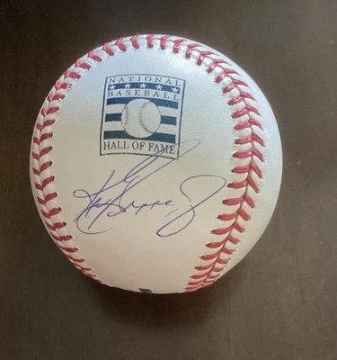 Ken Griffey Jr. Signed Official HOF Hall Of Fame Logo Baseball Beckett COA Auto - Image 1 of 4