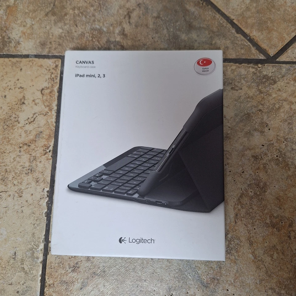 Logitech Canvas Keyboard Case for iPad Mini 2 & 3 - Bluetooth (Turkish Layout) - Image 1 of 4