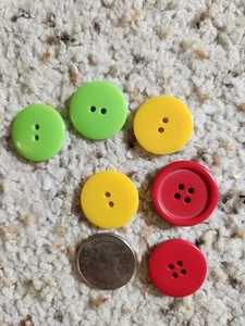 Asorted colors flat Button - Picture 1 of 1
