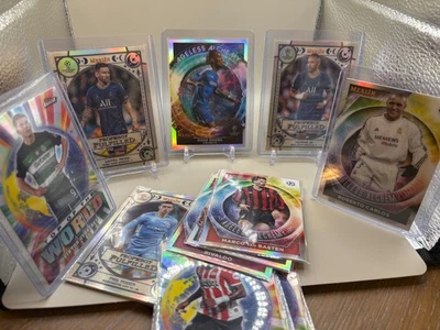 Topps Soccer Insert Lot - Messi, Neymar, Drogba, Gyokeres, Van Basten ... - Image 1 of 4