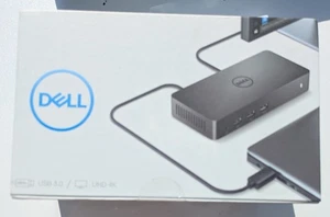 New - Dell D3100 USB 3.0 UHD 4K HD Displays Docking Station - Afbeelding 1 van 6