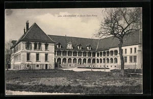 CPA Chambery, Ecole Jules Ferry 1914 - Picture 1 of 2