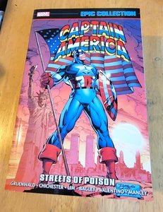 Marvel Epic Collection CAPTAIN AMERICA STREETS OF POISON  Deluxe TPB - Picture 1 of 2