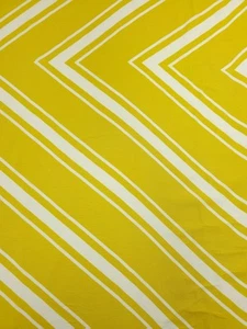 Mustard Yellow ZigZag Viscose Challis *DEFECT* Fabric - Picture 1 of 7