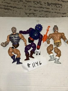 Vintage 80s Mattel *LOT OF 3* Masters Of The Universe Figures#S-1146 - Picture 1 of 1