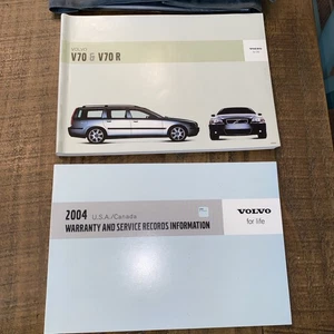 2004 Volvo V70 & V70R Owner's Manual - TP6669 - Excellent Preowned Manual - Foto 1 di 7