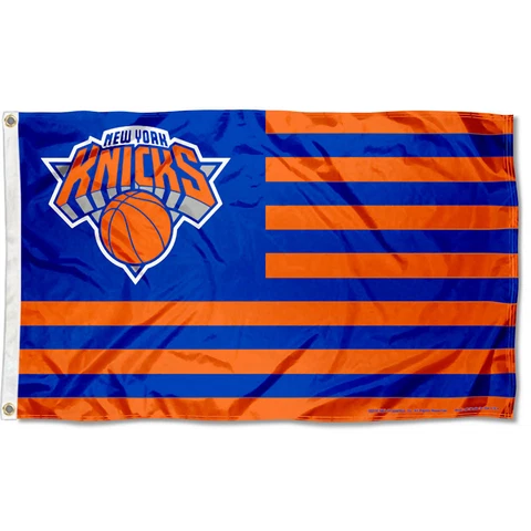 NY Knicks Patriotic Americana Logo Flag Cover