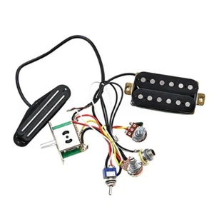 Prewired Guitar Wiring Harness Pickup 3 Way Push Pull Switches Wiring Harness - Bild 1 von 8