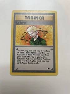 lt surge 101/132 Gym Heroes Pokemon Tcg Karte Rare Non Holo WOTC near Mint  - Bild 1 von 2