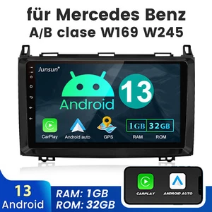 Autoradio Für Mercedes-Benz A B Klasse Vito W169 W639 W245 GPS Navi Android 13.0 - Bild 1 von 14