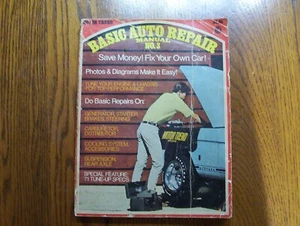 Vintage 1971 Motor Trend Basic Car Auto Repair Manual No. 3 Book Paper Back - Bild 1 von 6
