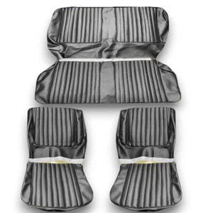 Sitzbezüge Bezüge für Opel Kadett B Bj. 1965-1973 2 Türer Limo Modell 31 schwarz - Bild 1 von 6