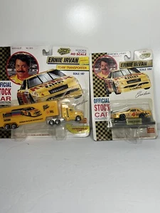 1992 Road Champs "ERNIE IRVAN" Official Stock Car & Team Transporter New In Box - Picture 1 of 5
