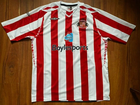 SUNDERLAND FOOTBALL SHIRT 2007-2008 ORIGINAL JERSEY SIZE 2XL Cover