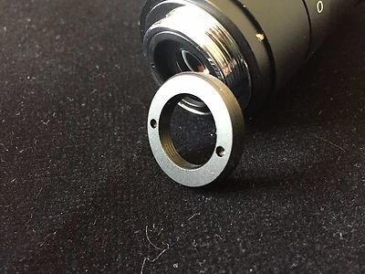 ProScope New D mount M16 x0.75 to C mount for Moive Lens to Camera Flate Adapter - Image 1 of 4