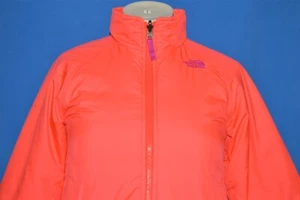 NORTH FACE NEON ORANGE PINK KIRA 2.0 TRICLIMATE GIRLS JACKET LINER SMALL 7/8 - Picture 1 of 5