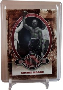 Archie Moore 2010-11 Sport Kings Victorious Boxing Card #77 W/Top Loader