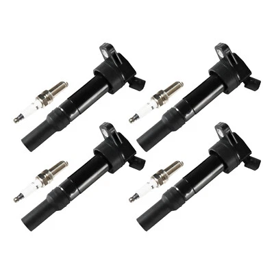 4* Ignition Coils & Spark Plugs For 2014-2018 Kia Forte5  Hyundai Tucson 2.0L L4 — 第 1/4 张图片
