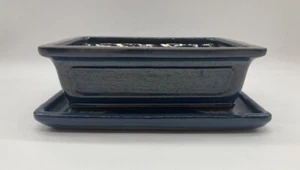 Medium & Large Ceramic Bonsai Pot With Or Without Matching Tray Mixed Designs - Picture 1 of 49