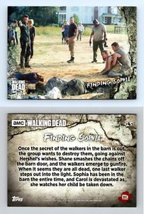 Finding Sophia #25 The Walking Dead Road To Alexandria 2018 Topps Trading Card