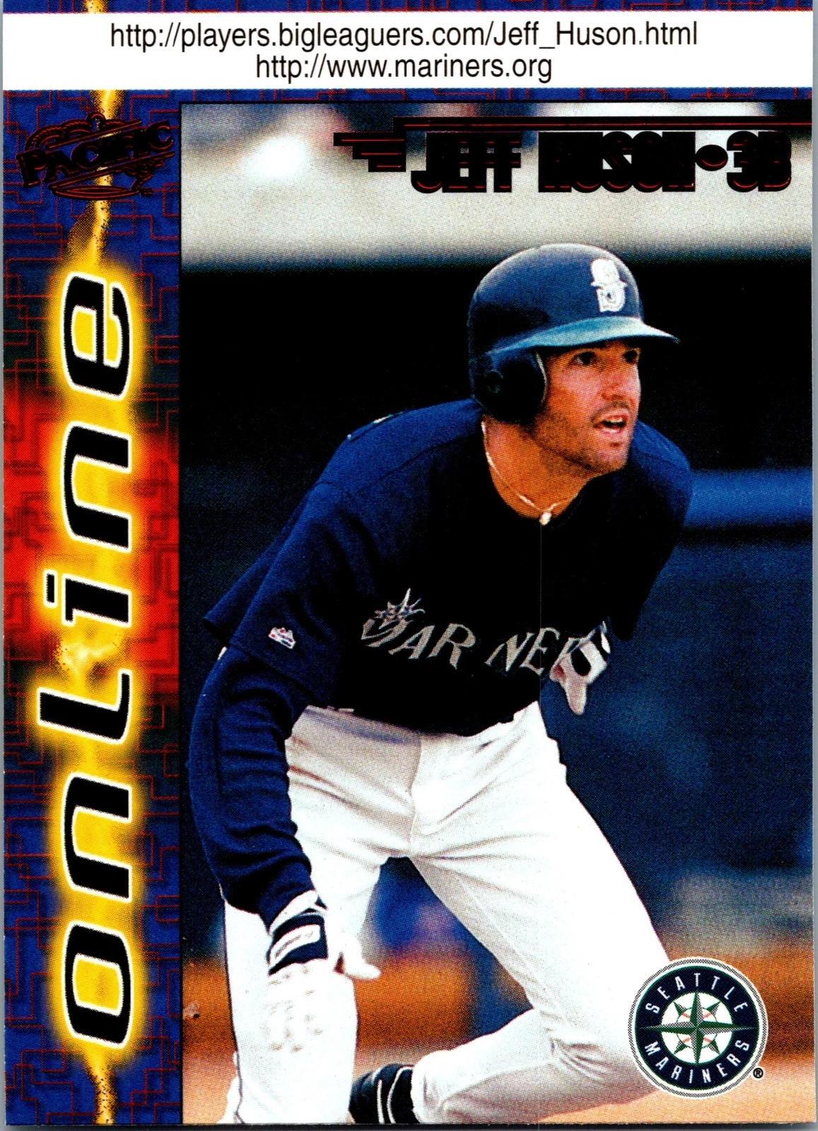 1998 Pacific Online #688 Jeff Huson Red