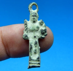 S. ANTONIO OF PADUA PIRATE COLONIAL TIME ANTIQUE MEDAL RELIGIOUS PENDANT - Picture 1 of 2