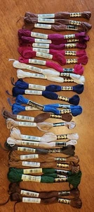 NEW from estate sale.  27 Pieces Lot #1 DMC Floss. NO OTHER BRANDS - Picture 1 of 1