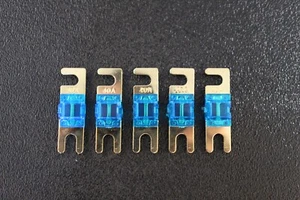 5 PK 60 AMP MINI ANL FUSIBLES NIQUELADOS EN LÍNEA AFC AFS HOJA AUTO COCHE MANL60 - Imagen 1 de 8
