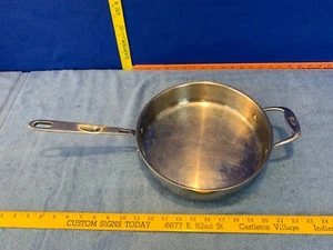Emeril Lagasse 3qt Stainless Copper Core Deep Skillet Pan 10in NO LID - Picture 1 of 12