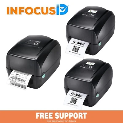 Brandneu GoDEX RT700 Serie 203 Dpi Direkt / Thermo Etiketten Und Barcode Drucker - Bild 1 von 2