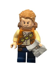 Lego minifigura mundo jurásico Owen Grady jw066 - Imagen 1 de 3