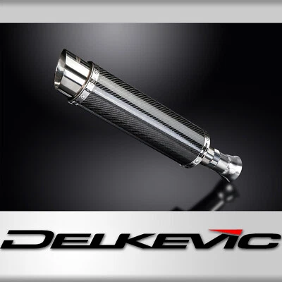 KTM 1290 Super Duke 2014-2019 Kit de silenciador de escape de carbono redondo de 14" sin cordones Foto 1 de 4