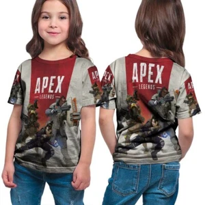 Kids Tshirt SKU-7434104174160 APEX LEGENDSNew Fullprint Polyester Tees Unisex - Picture 1 of 3