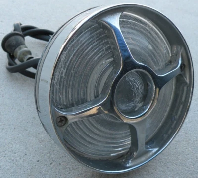 CHRYSLER IMPERIAL LUZ DELANTERA ESTACIONAMIENTO INTERMITENTE LÁMPARA LENTE 1955-1956 55-56 OEM Foto 1 de 4