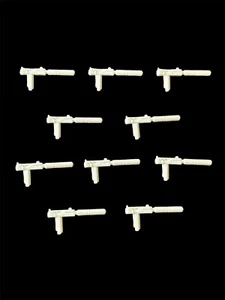 Lot of 10 Gray Mutt Uzi Gun GI Joe Vintage 1984 Style Custom Red Laser - Picture 1 of 3
