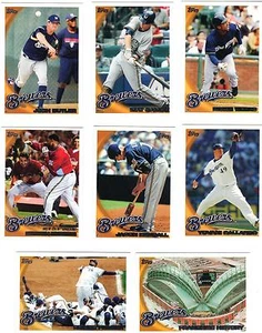 2010 Topps Milwaukee Brewers Team Set Ryan Braun Rickie Weeks Prince Fielder 24 - Imagen 1 de 1