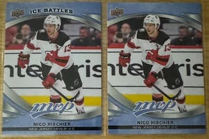 2023-24 Upper Deck MVP - Ice Battles #125 Nico Hischier & sp card - Picture 1 of 2