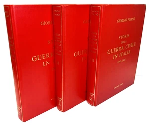 GIORGIO PISANO' STORIA DELLA GUERRA CIVILE IN ITALIA 1943-1945 3 VOL. VALPADANA - Picture 1 of 24