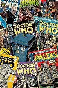 Doctor Who : Comic Montage - Maxi Poster 61cm x 91.5cm new and sealed - Picture 1 of 1